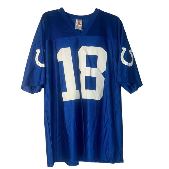 NFL Other - NFL Players NWOT Peyton Manning #18 blue Home Jersey Mens Large